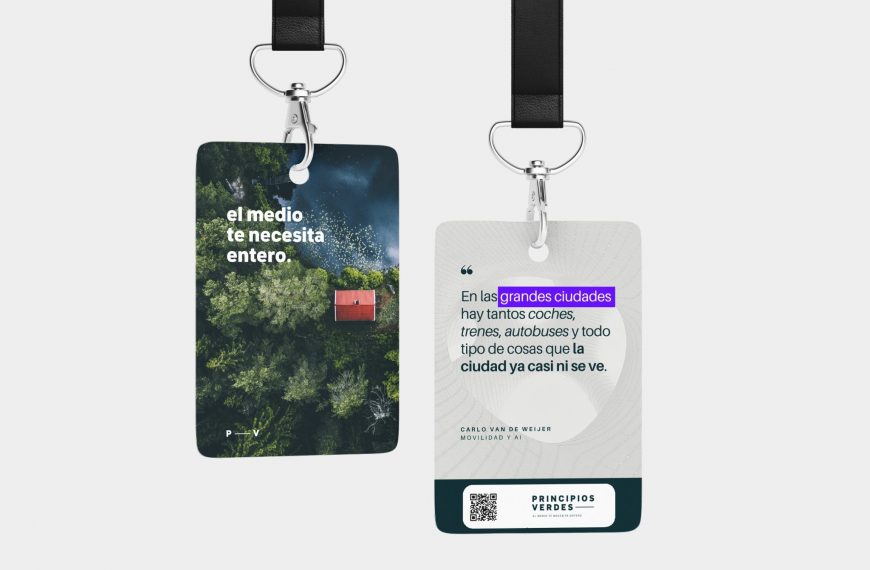 05 Principios Verdes Tarjetas colgantes